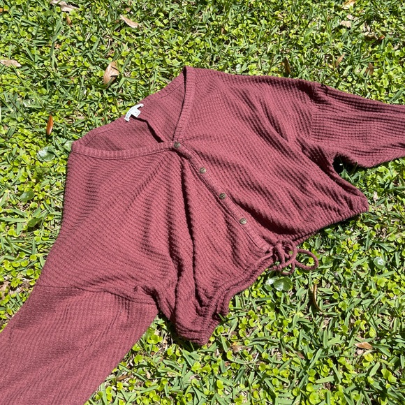 EARTHBOUND Tops - waffle knit top